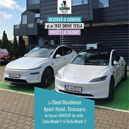 Apartments Steel Residence- Tesla Drive Experience Timişoara Eksteriør billede