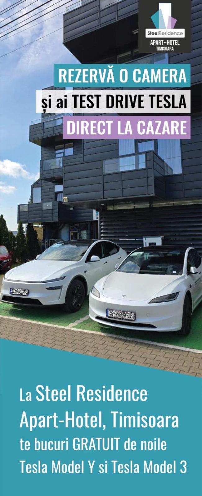 Apartments Steel Residence- Tesla Drive Experience Timişoara Eksteriør billede