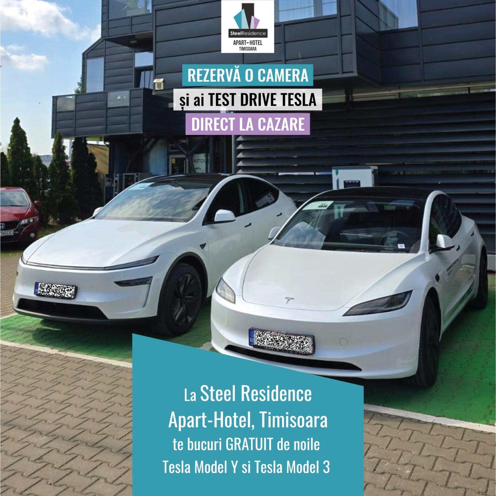 Apartments Steel Residence- Tesla Drive Experience Timişoara Eksteriør billede